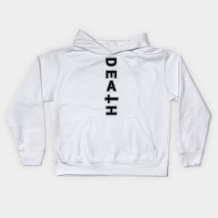 Death Text Kids Hoodie